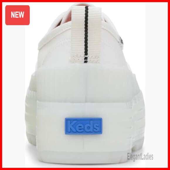 Women's Platform Sneakers, Weather-Resistant Canvas, Ankle-High Bootie - Picture 3 of 6